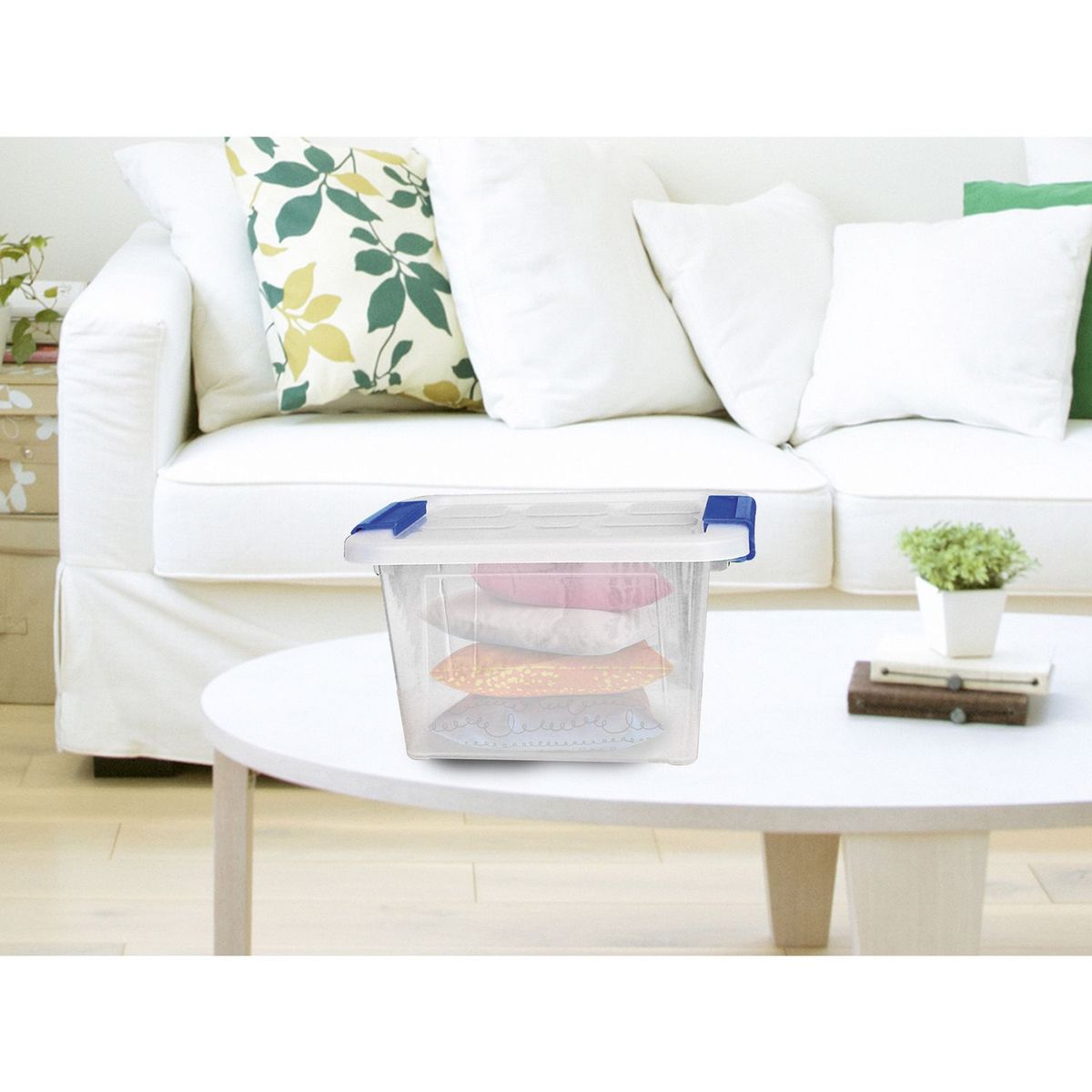 Caja multiusos Yazmín 55 lt con ruedas, marca Alica - Foto 2