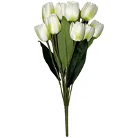 Ramo de 11 tulipanes crema