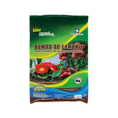 Abono humus de lombriz 2 kg