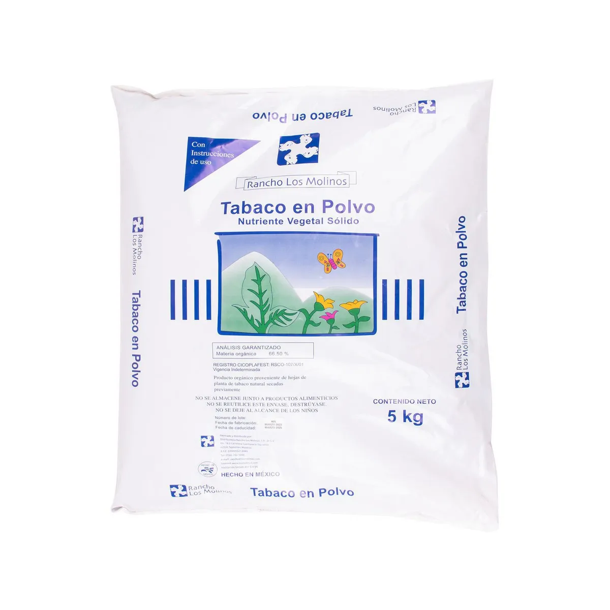 Tabaco en polvo 5 kg, marca Los Molinos - Foto Principal