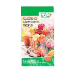 Semillas de zinnia enana variada