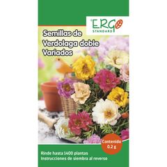 Semillas de verdolaga doble variada
