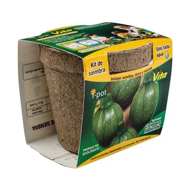 Kit de siembra calabaza redonda