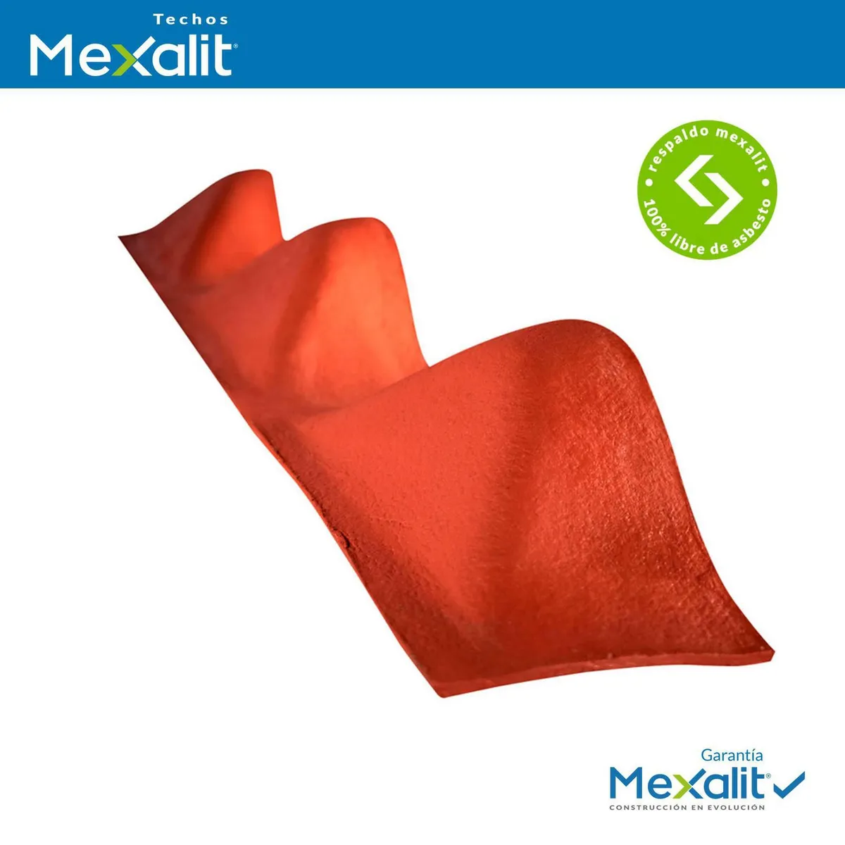 Bota Aguas Trasero para Techo de 95 x 21 cm Naranja, marca Mexalit - Foto 2