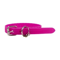 Collar de caucho hipoalergénico chico rosa