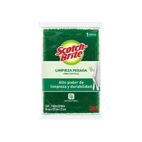 Fibra Esponja Scotch-Brite Limpieza Pesada Grande