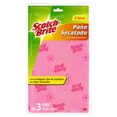Paño Secatodo Scotch-Brite, 3 piezas