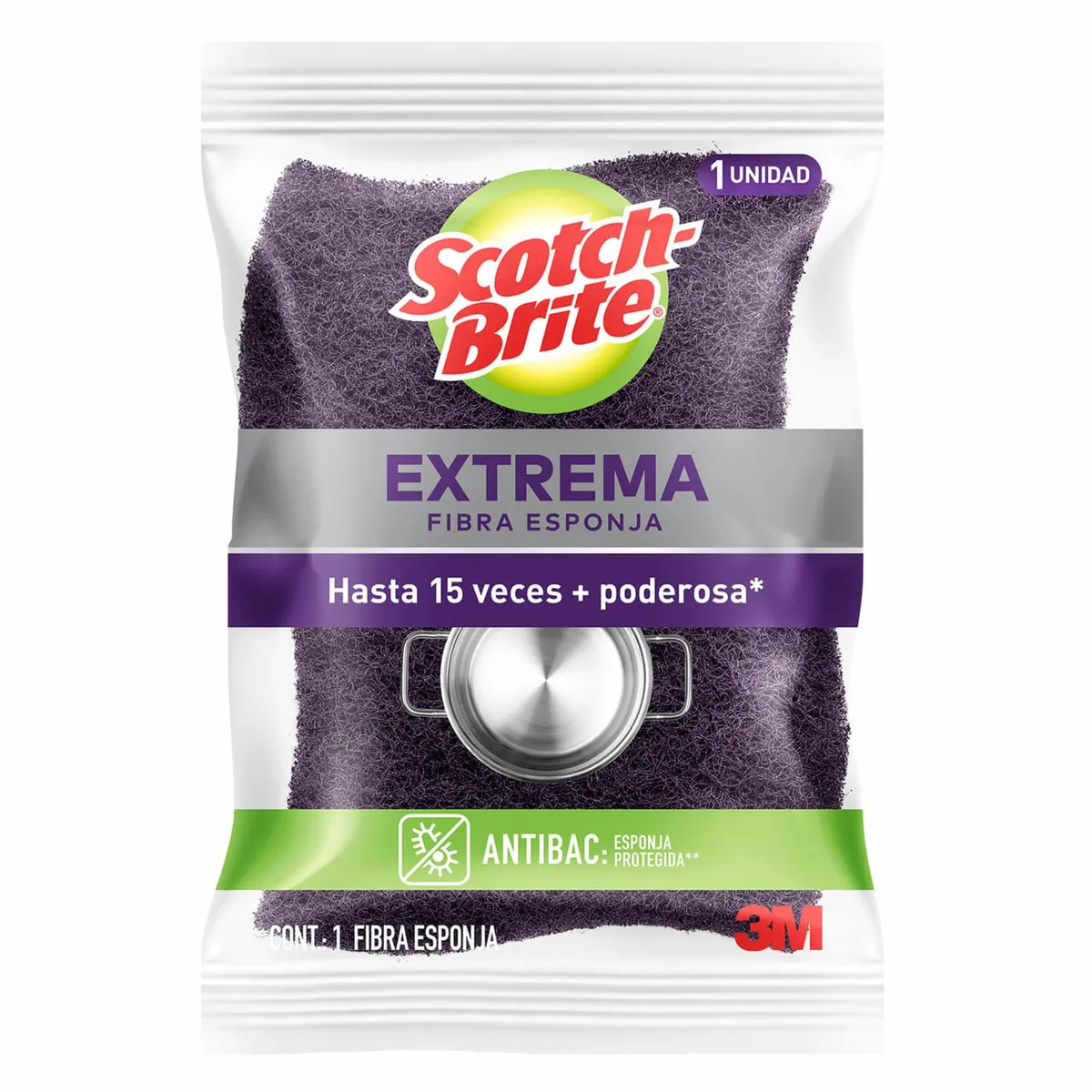 Scotchbrite - Fibra Esponja Extrema Scotch-Brite Grande