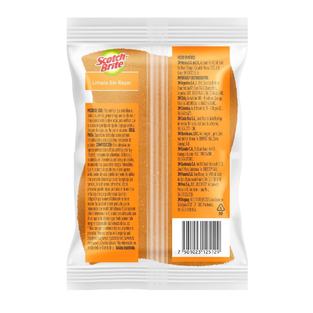 Scotchbrite - Fibra Esponja Cero Rayas Cocina Scotch-Brite Grande