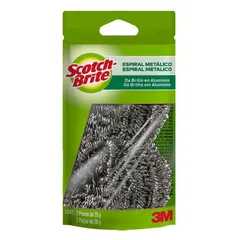 Espiral Metálico Scotch-Brite, 2 piezas