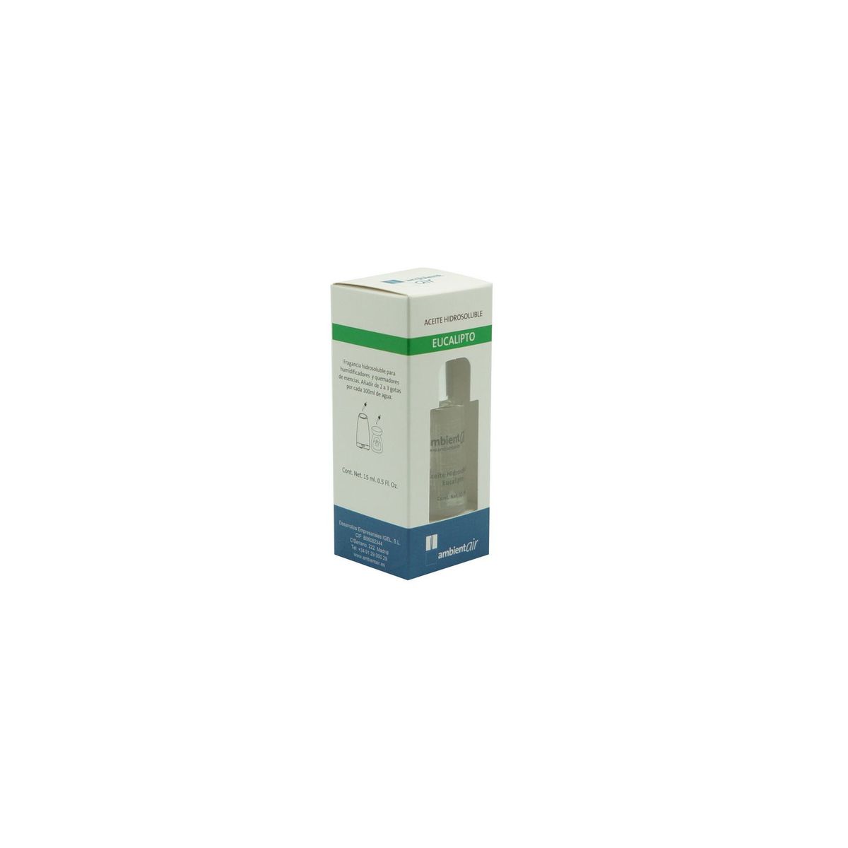 Aceite hidrosoluble Ambientair Eucalipto 15 ml, marca Ambientair - Foto 2