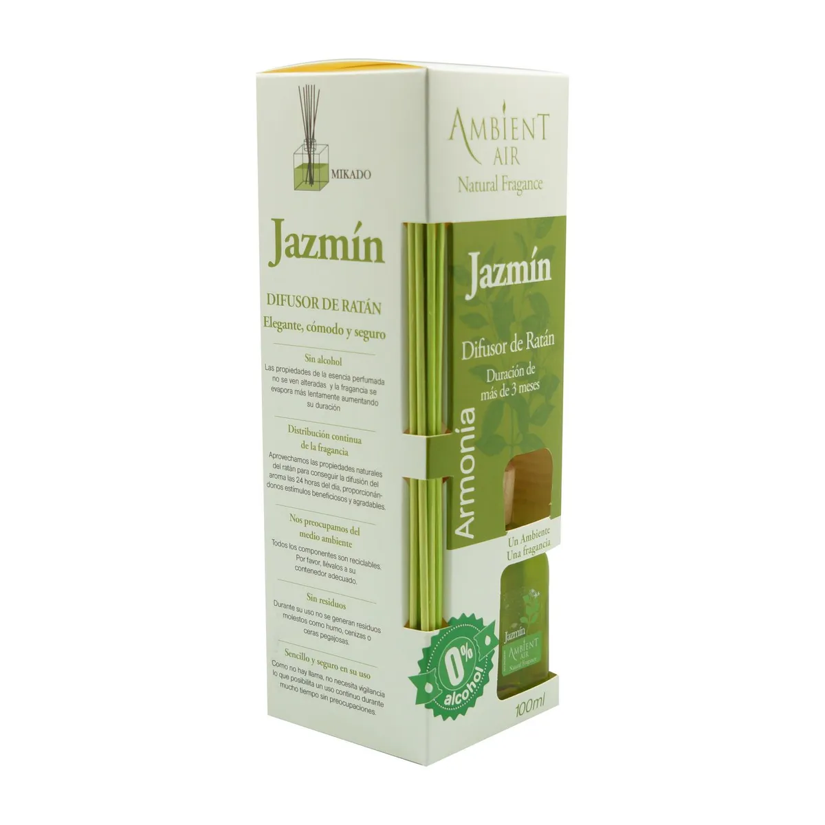 Difusor Ambientair aroma jazmín 100 ml, marca Ambientair - Foto 2