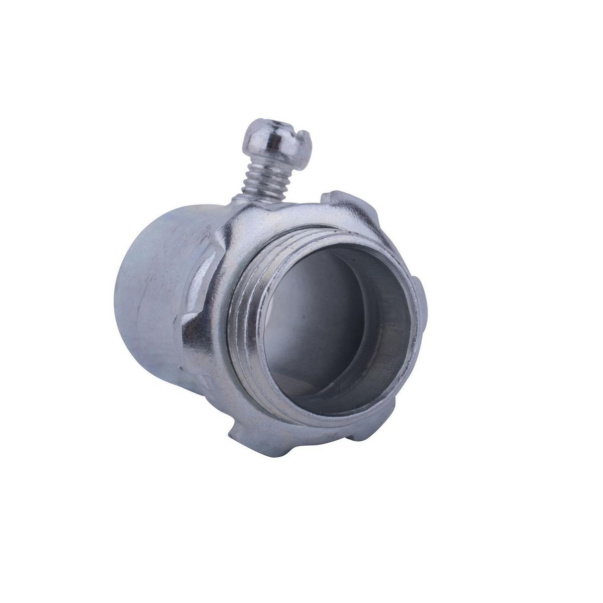 Argos - Conector de Acero Galvanizado para Tubo EMT 1/2"