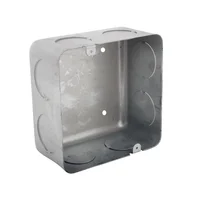 Caja Metálica Cuadrada Tipo Pesada 6X6 Pulgadas