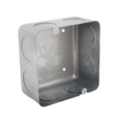 Caja Metálica Cuadrada Tipo Pesada 6X6 Pulgadas