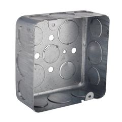 Caja Metálica Cuadrada Tipo Pesada 4X4 Pulgadas