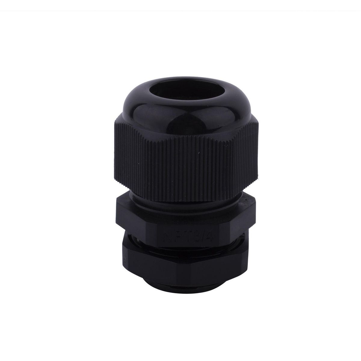 Argos - Conector Glándula Nylon Negro 3/4"