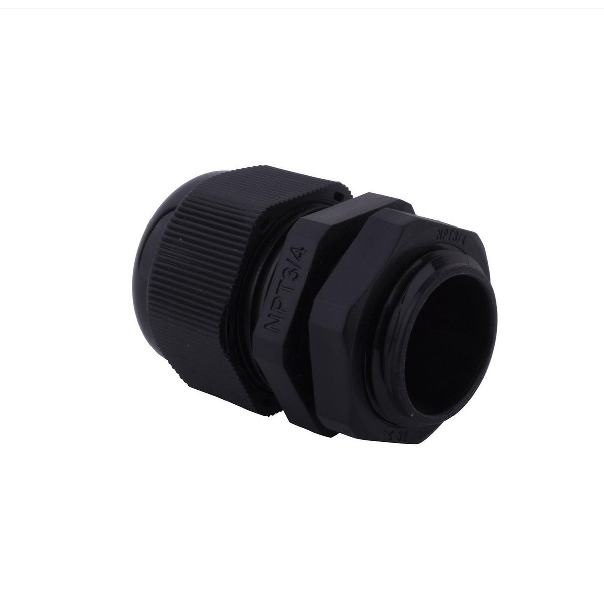 Argos - Conector Glándula Nylon Negro 3/4"