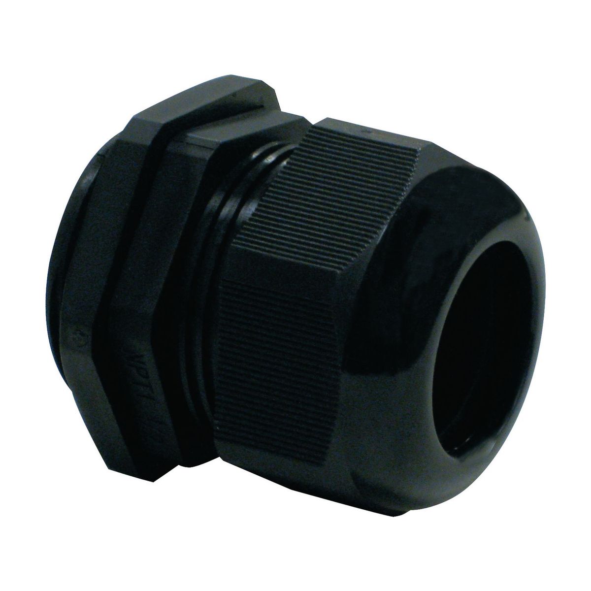 Argos - Conector Glándula Nylon Negro 3/8"