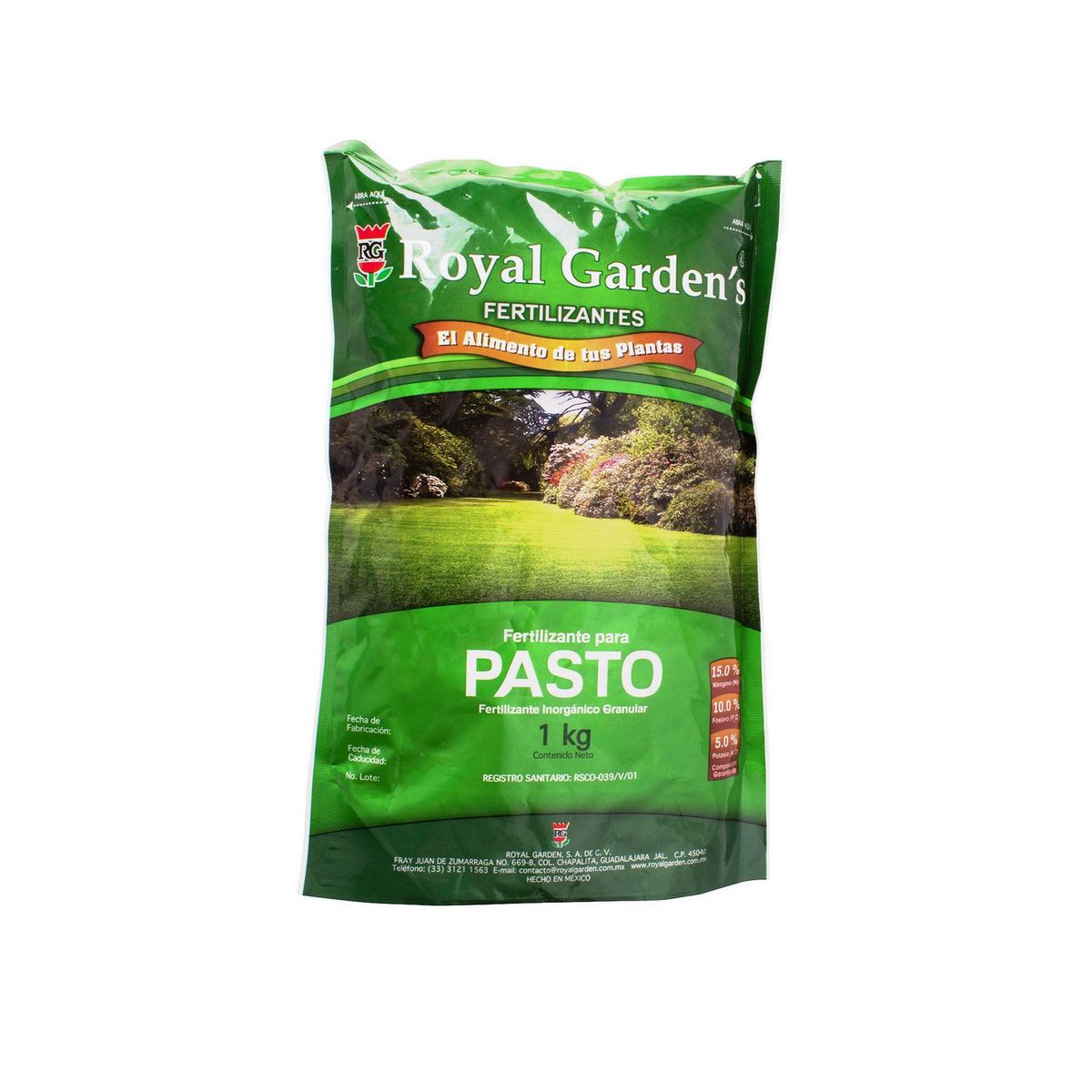 Royal Gardens - Fertilizante p/ pasto 1 kg