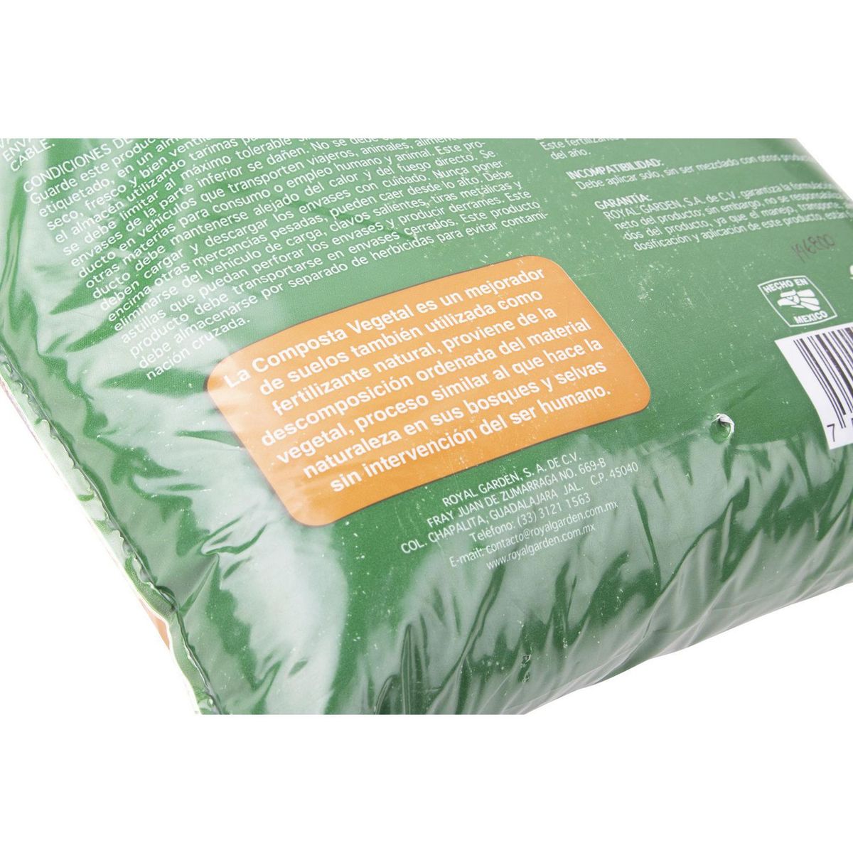 Composta vegetal orgánica 5 kg, marca Royal Gardens - Foto 2