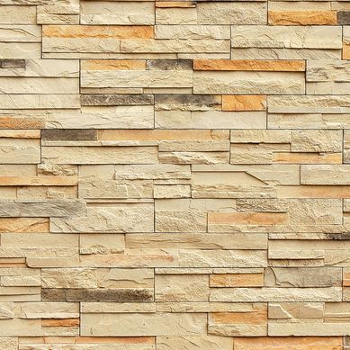 Fachaleta Piedra Fastset Beige Para Exterior Mate 1 M2