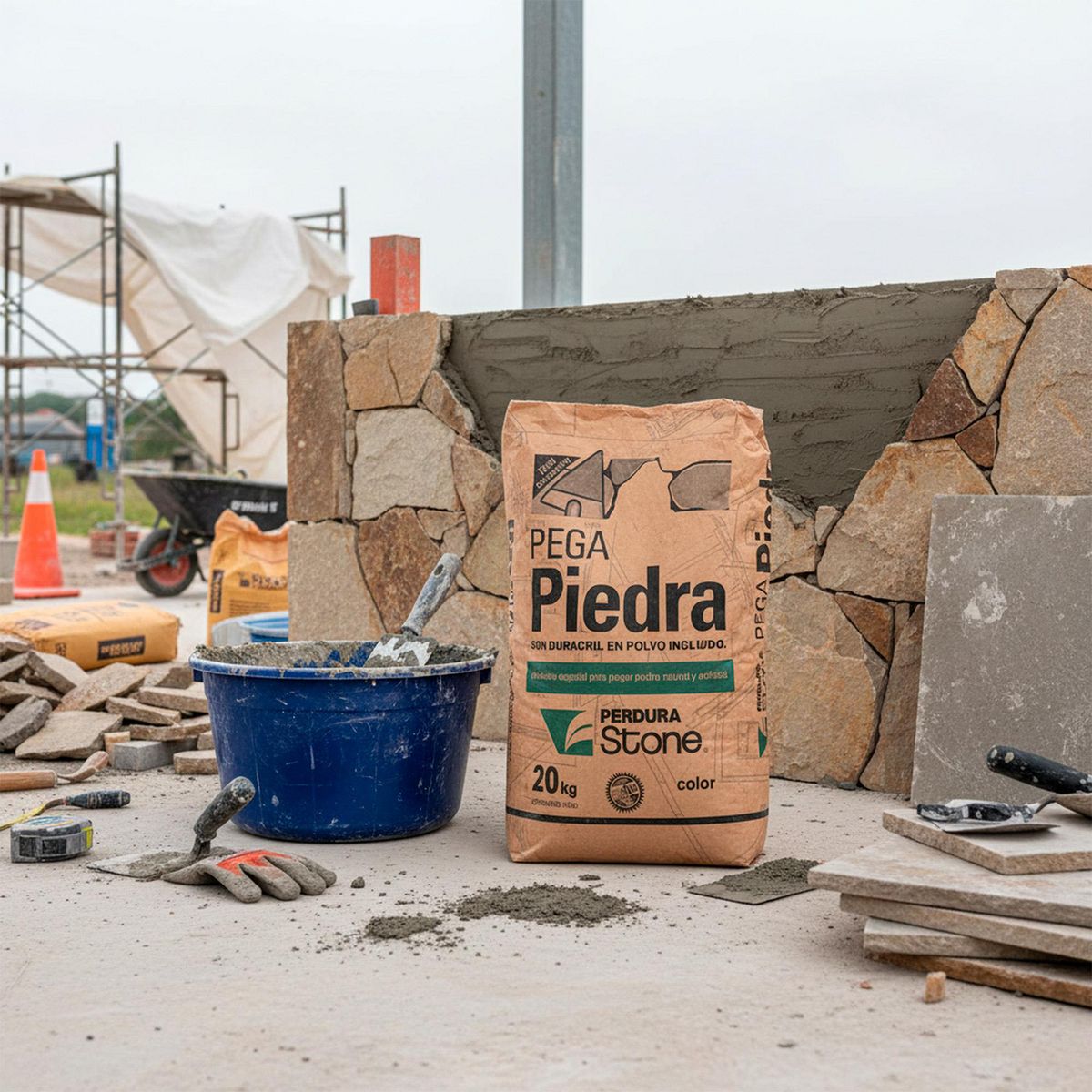 Pega piedra Perdura 20kg, marca Perdura - Foto 2