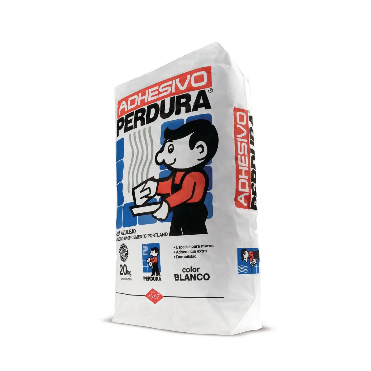 Perdura - Adhesivo Perdura blanco 20 kg