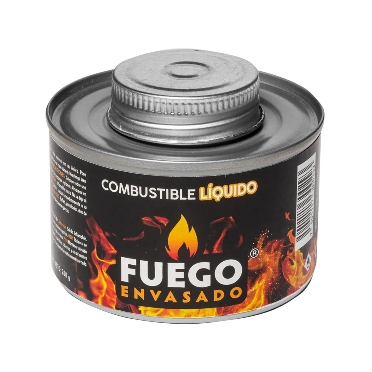 Fuego Envasado - Alcohol Líquido con Mecha 8 horas