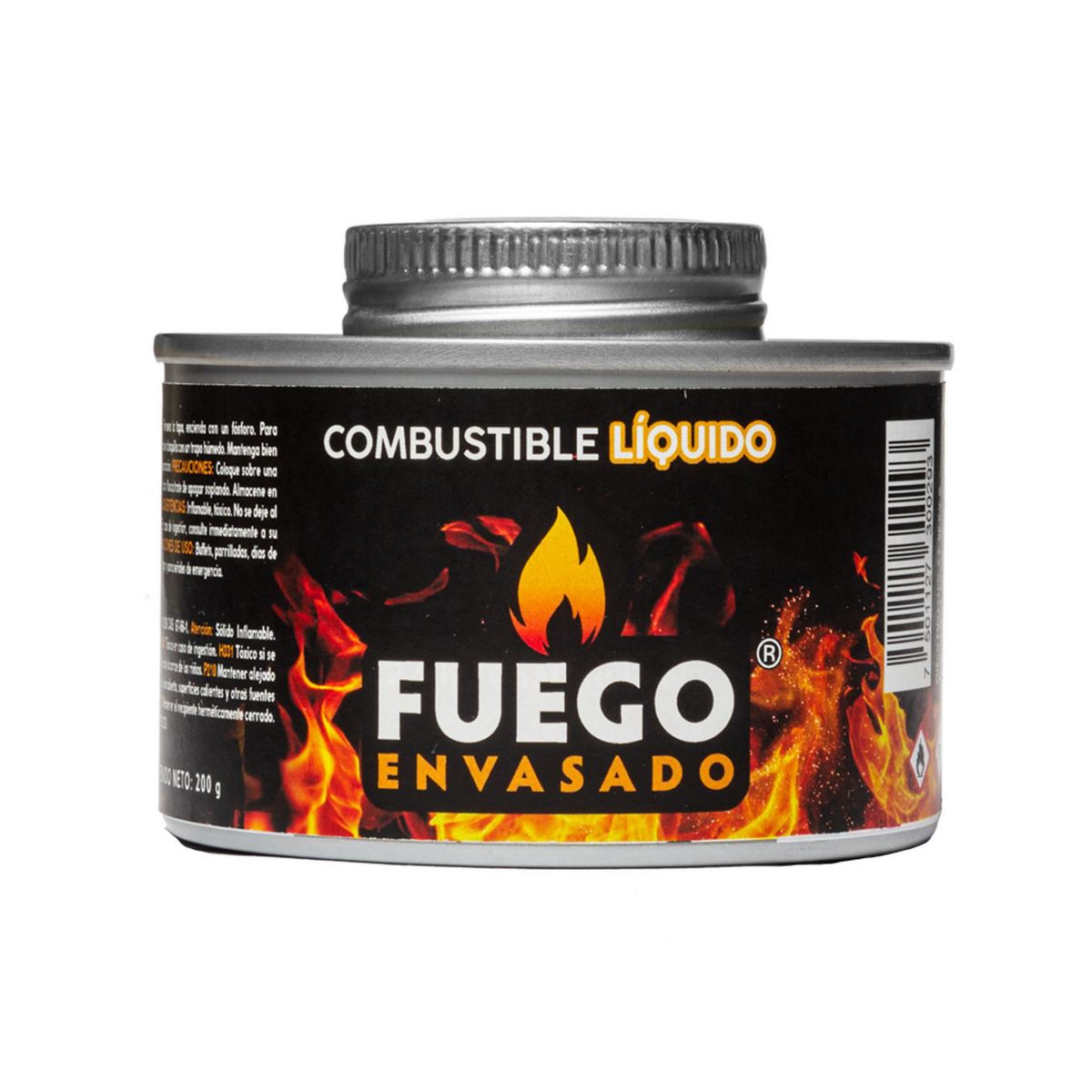 Fuego Envasado - Alcohol Líquido con Mecha 8 horas