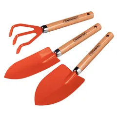 Kit para jardín mango madera 3 pzas