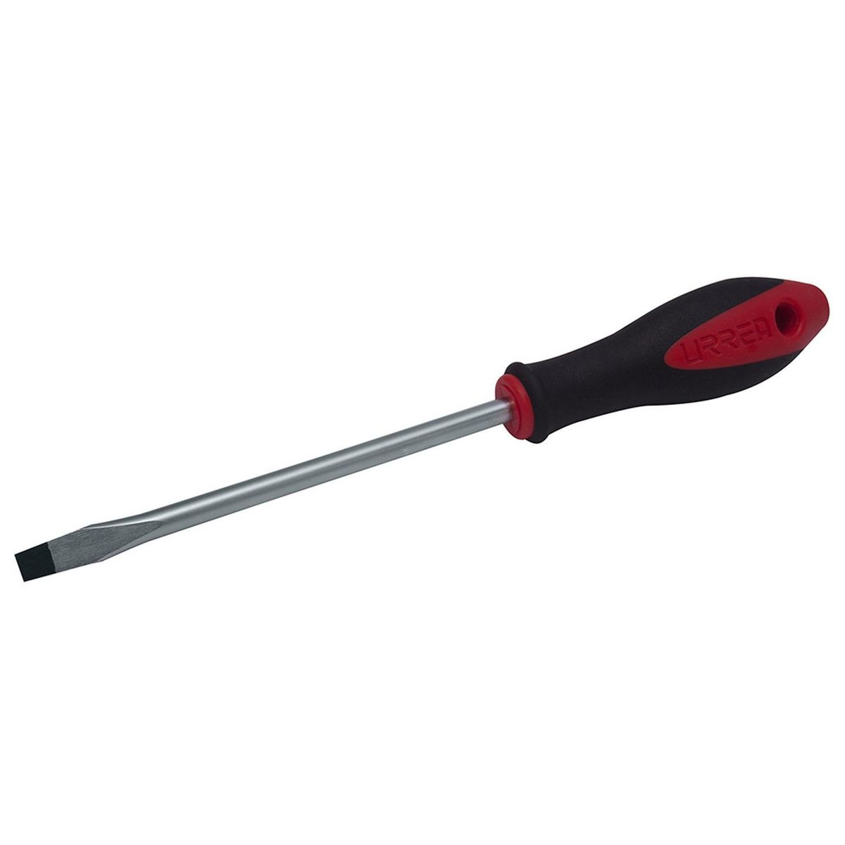 Urrea - Destornillador bimaterial barra redonda punta plana 5/16" x 6"