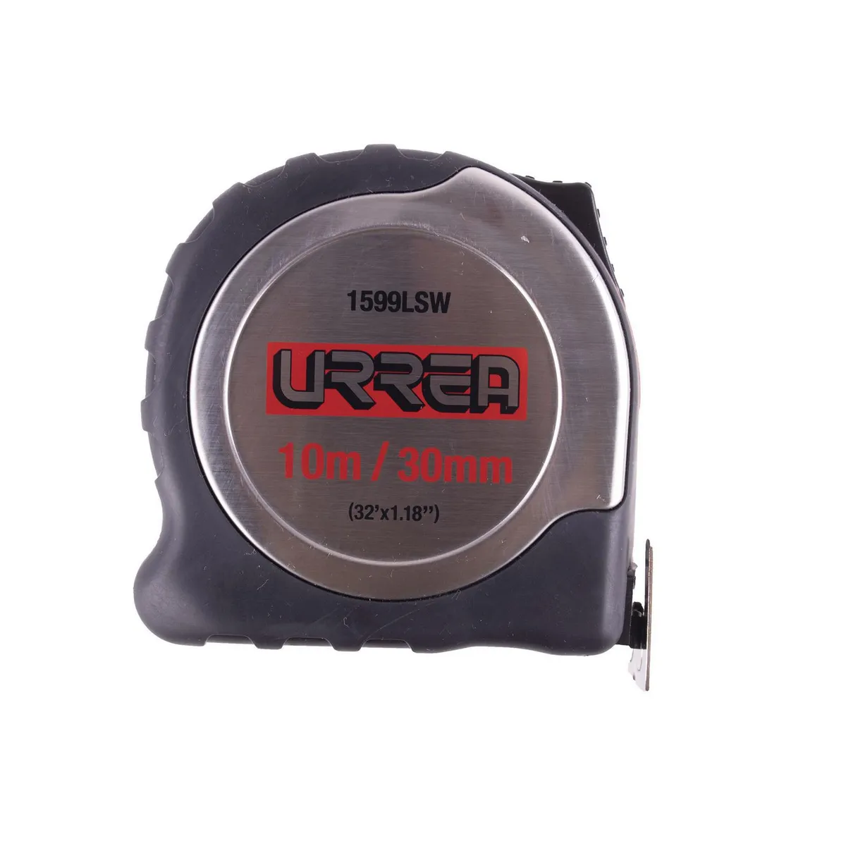 Urrea - Flexómetro de acero inoxidable 10m x 30 mm