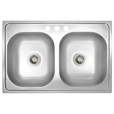 Fregadero 2 tinas con 2 cubetas 840.560