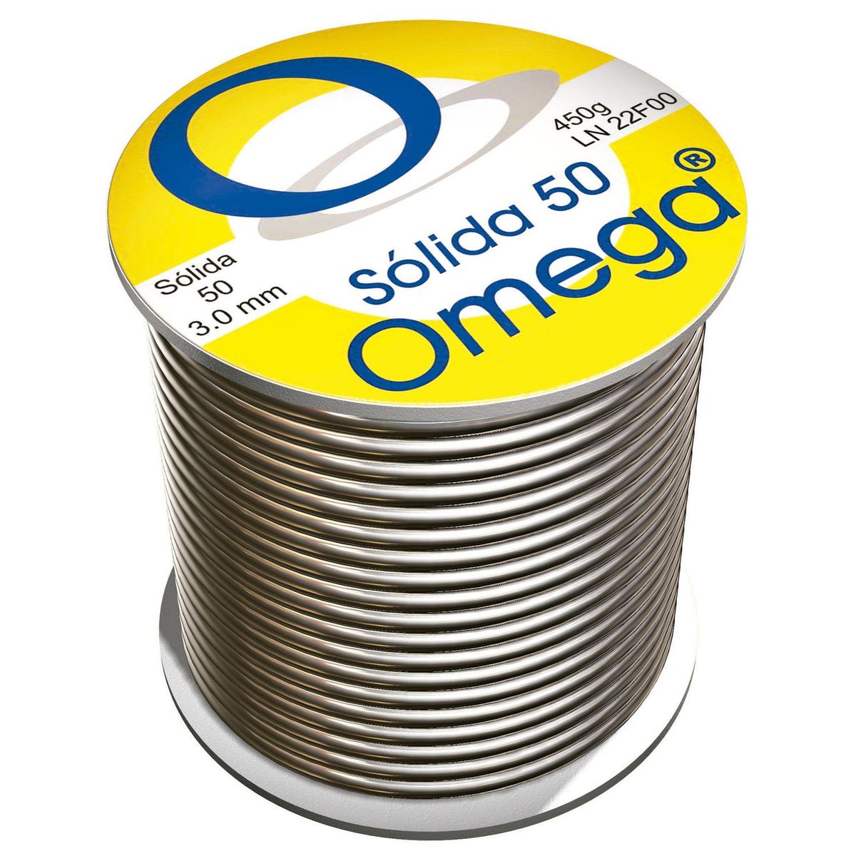 Soldadura omega sólida 50 de 450 grs, marca Omega - Foto Principal