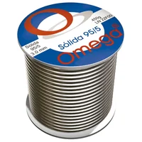 Soldadura omega sólida 95/5 de 450 grs