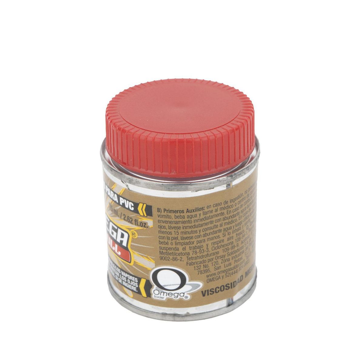 Cemento para pvc omega pitbull dorado bote 75 ml, marca Omega - Foto 2