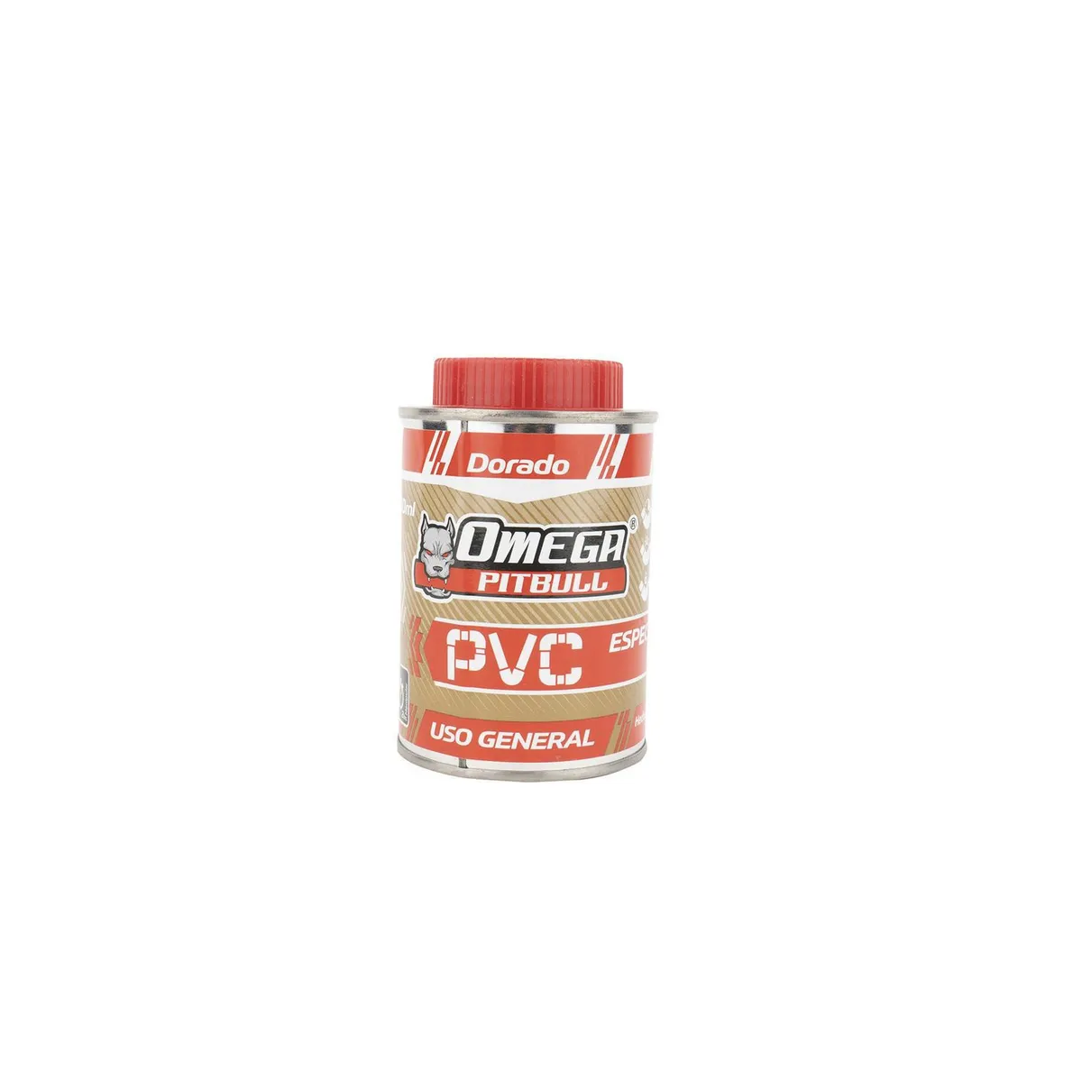 Cemento para pvc omega pitbull dorado bote 250 ml, marca Omega - Foto Principal