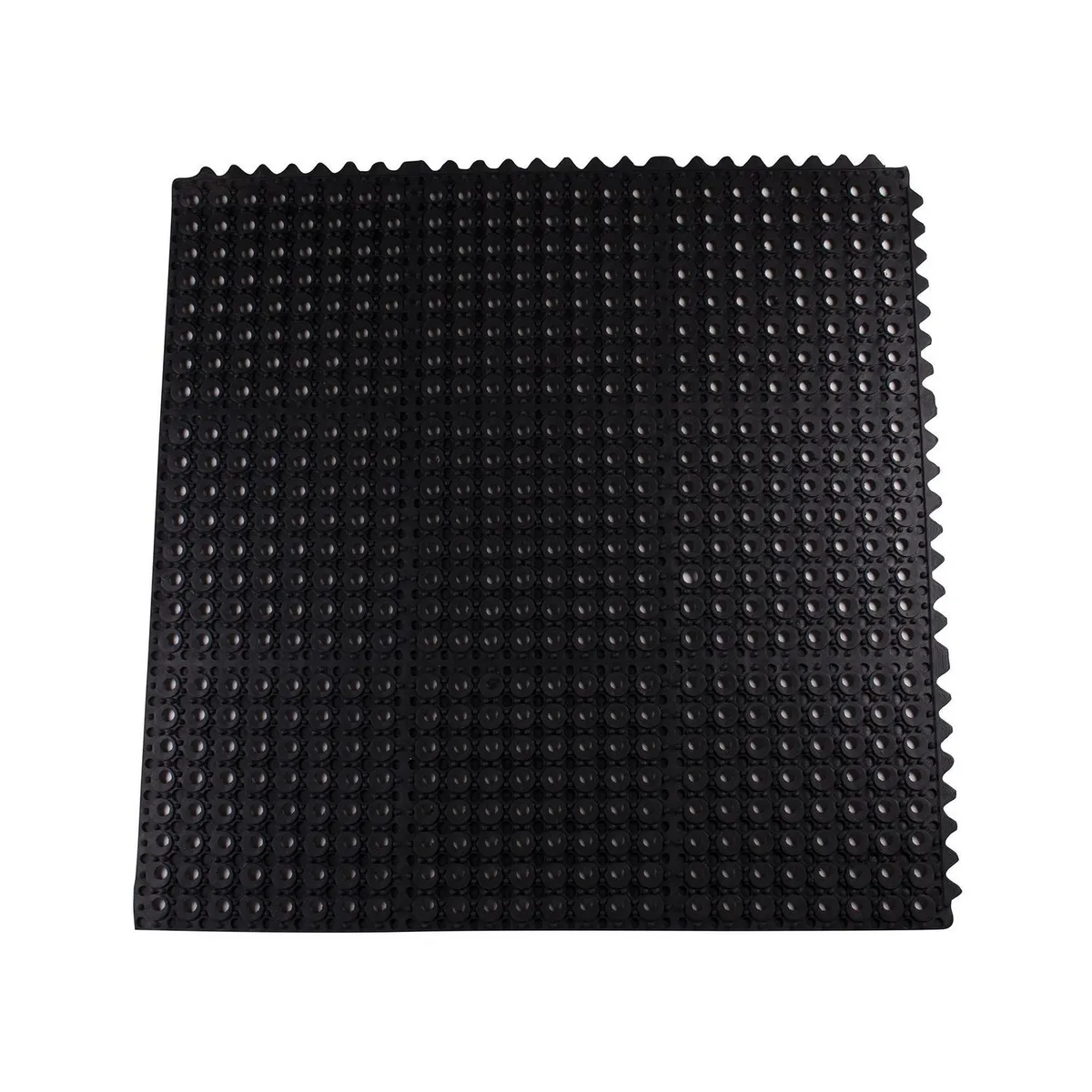 Just Home Collection - Tapete antifatiga modular de 90 x 90 cm Negro