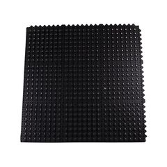 Tapete antifatiga modular de 90 x 90 cm Negro