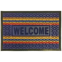 Tapete para entrada Fun Welcome de 40 x 60 cm Multicolor