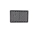 Tapete para entrada de hule multiusos de 40 x 60 cm Negro