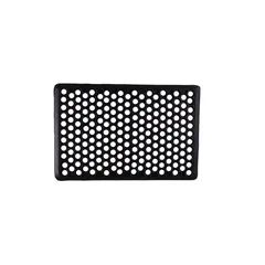 Tapete para entrada de hule multiusos de 40 x 60 cm Negro