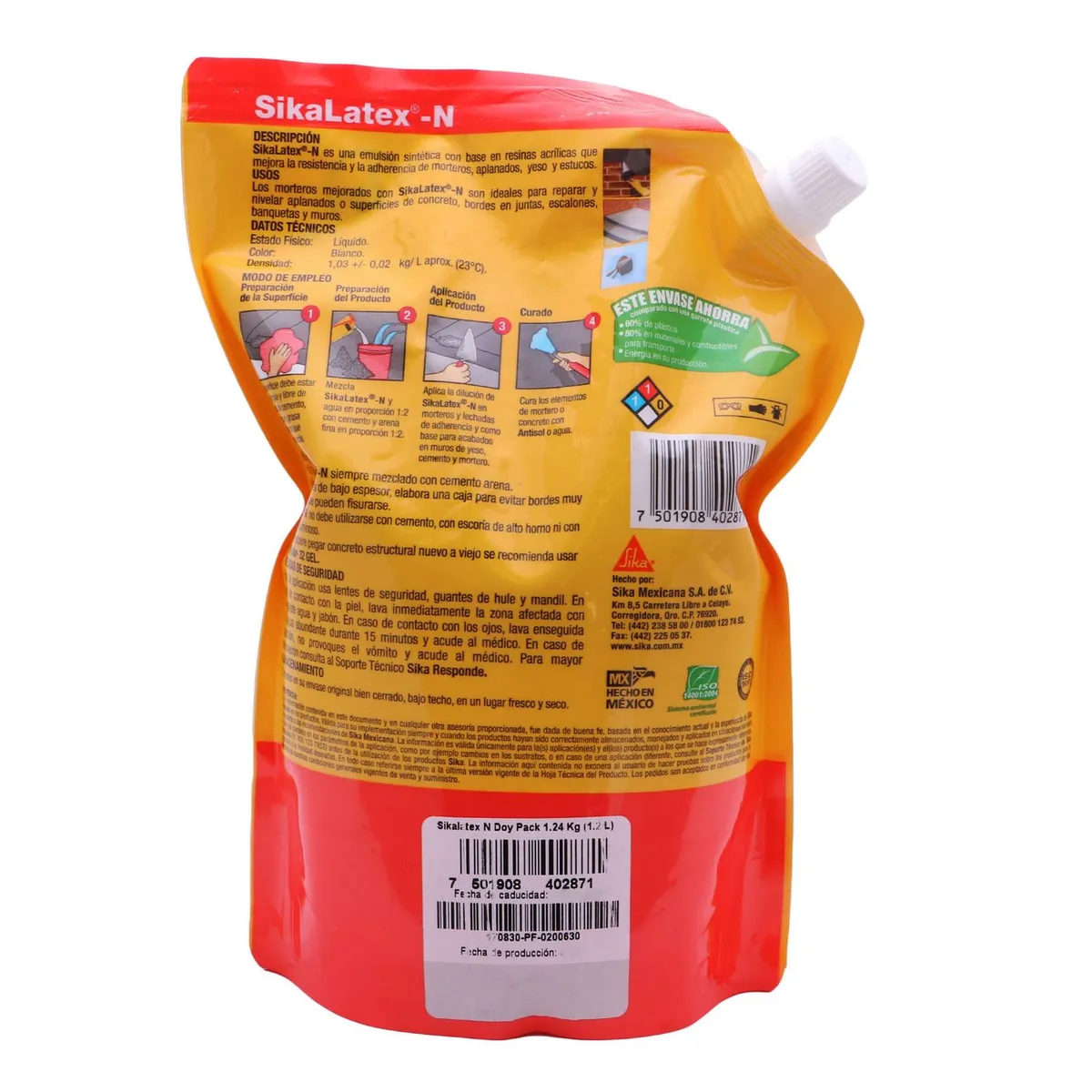 Aditivo doy pack 1.24 kg, marca Sika - Foto 2