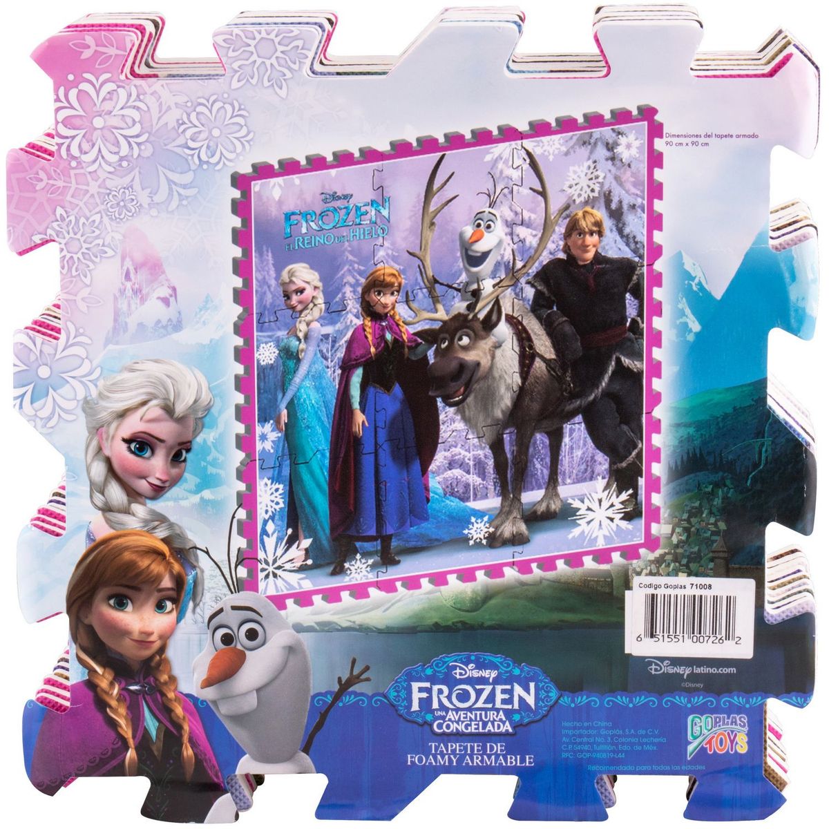 Goplas Toys - Tapete Armable Frozen 96x96 cm