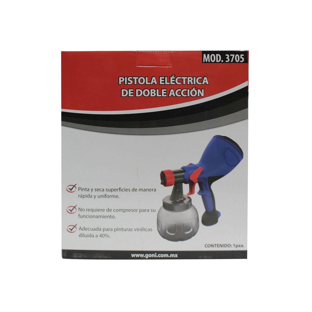 Goni - Pistola Eléctrica Doble Acción Modelo 3705