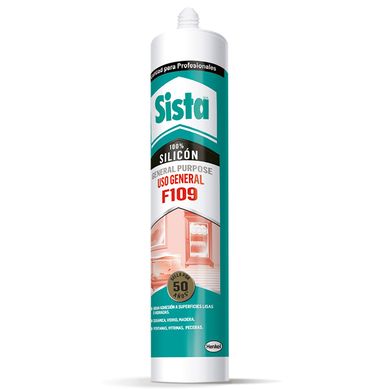 Sista F109 Silicn Uso General Transparente 300 ml