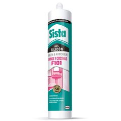 Sista F101 Silicón Baños y Cocinas Blanco 300 ml