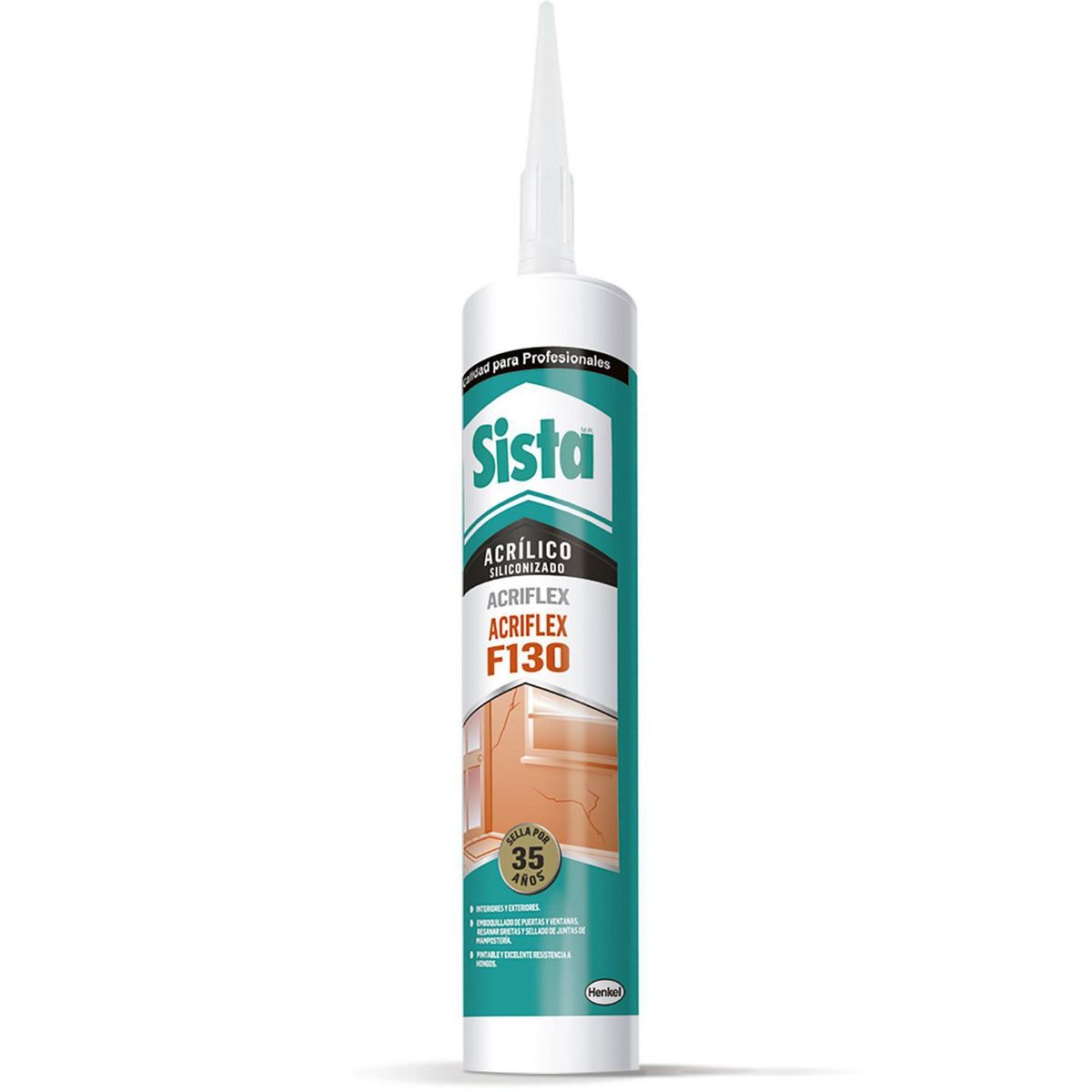 Sellador Acrílico Acriflex Blanco, marca Sista - Foto Principal