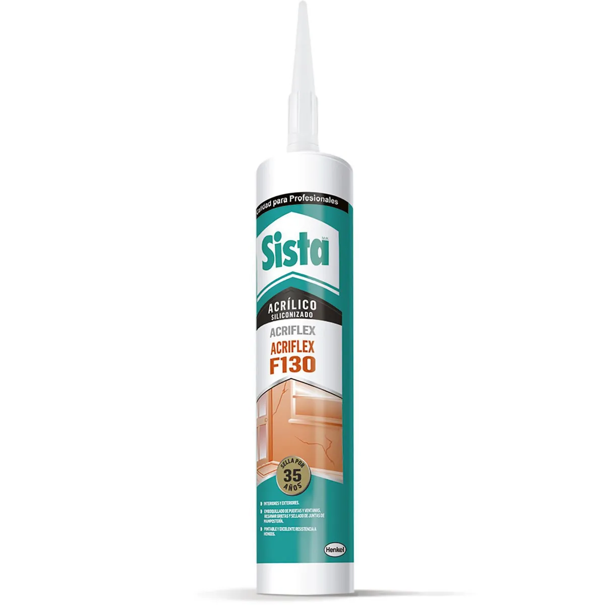 Sellador Acrílico Acriflex Blanco, marca Sista - Foto Principal